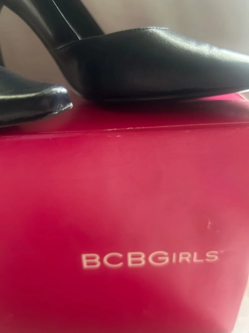 BCBGirls Black Pointed-Toe Stiletto Pumps - Picture 3 of 7